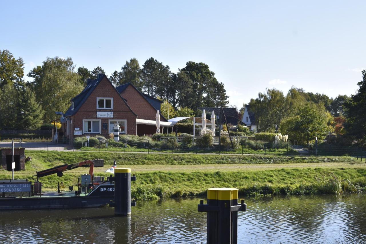 Pension Zur Schleuse Garni Am Elbe Luebeck - Kanal In Witzeeze Exterior foto